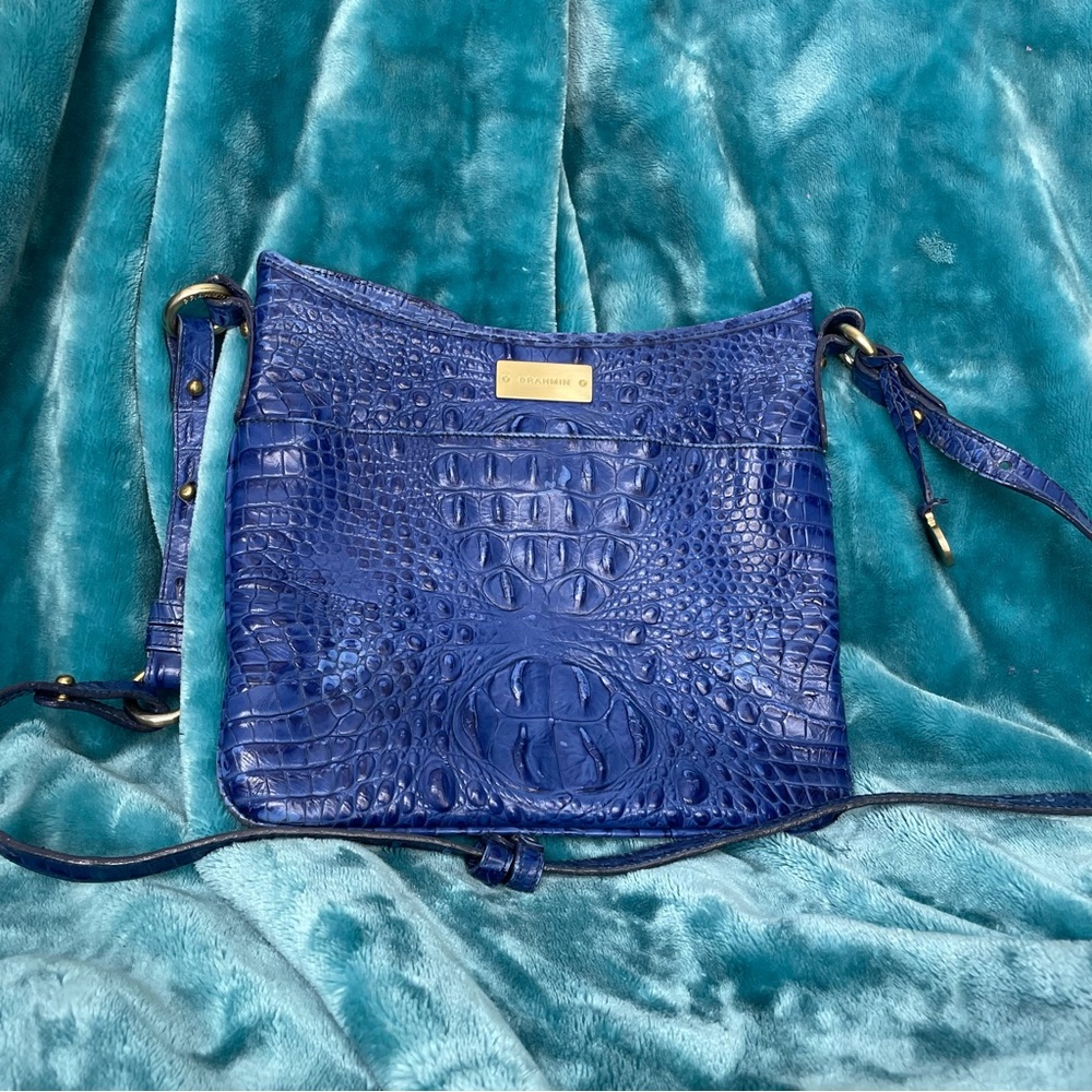 Brahmin blue Crossbody bag GUC